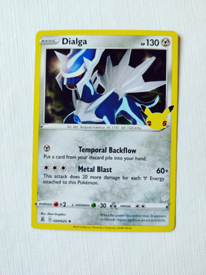 Dialga 020/025 Celebrations 25th Anniversary Holo Rare