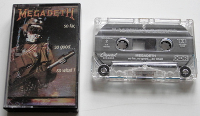 MEGADETH So far So Good 1987 C-KASETTI