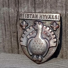 Metsästys merkki. Halkaisija - 20 mm. Hyväkuntoinen. - pikkukuva 2