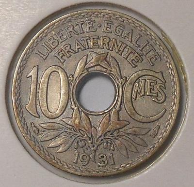 France. 10 centimes 1931.