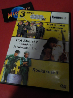 HOT SHOTS 1 & 2 + ROSKAKUSKIT 3DVD