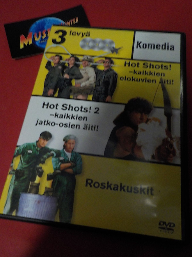 HOT SHOTS 1 & 2 + ROSKAKUSKIT 3DVD