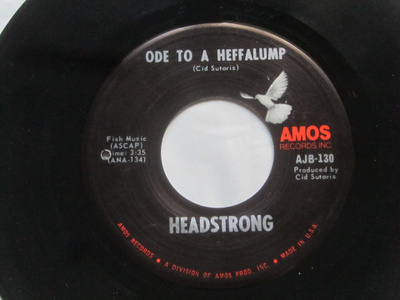 Headstrong:Ode To A Heffalump 7" single 1969  Psychedelic
