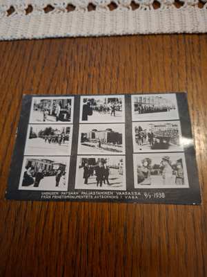 9Z Vaasa Vapauden patsaan paljastus tilaisuus 9.7.1938