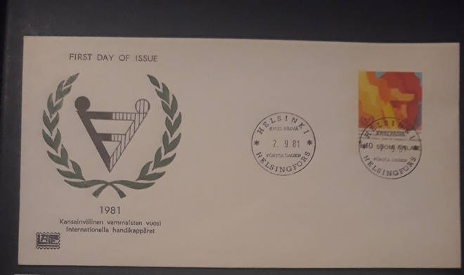 1981  Vammaisten vuosi FDC Lape-kuori
