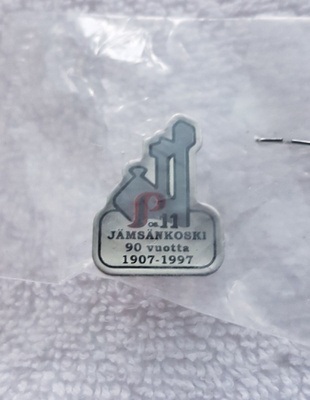 P.os.11 Jämsänkoski 90 vuotta 1907-1997 Pinssi