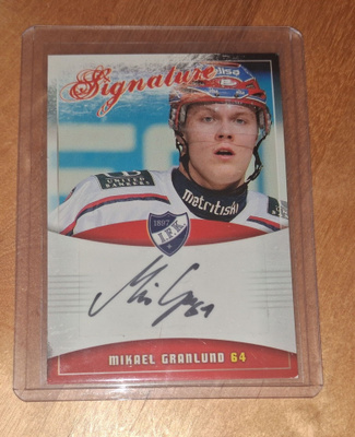Cardset Signature Mikael Granlund PELINUMEROLLA 64/125 HIFK