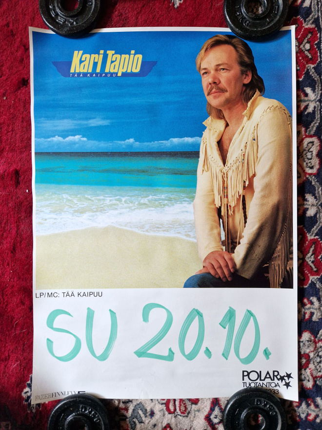 Kari Tapio Tää Kaipuu Keikkajuliste 60×42cm
