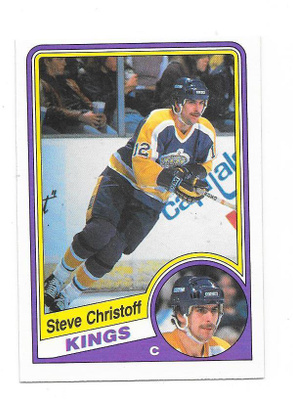 1984-85 OPC #81 Steve Christof Los Angeles Kings