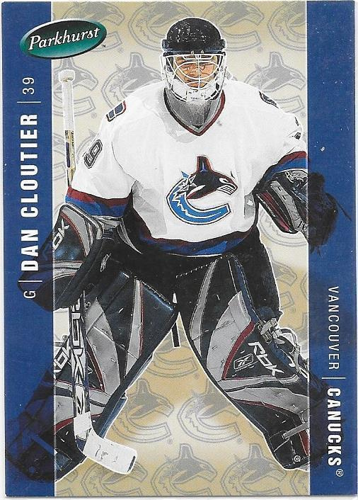 2005-06 Parkhurst #476 Dan Cloutier Vancouver Canucks MV
