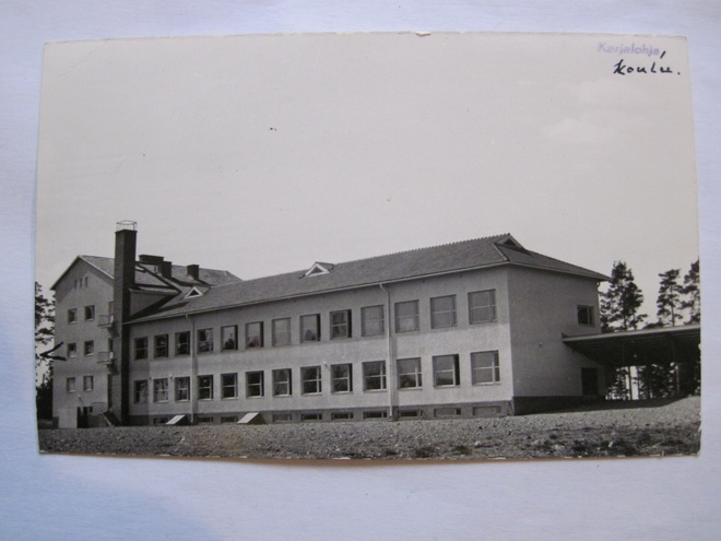 VANHA Postikortti Karjalohja 1950-luku