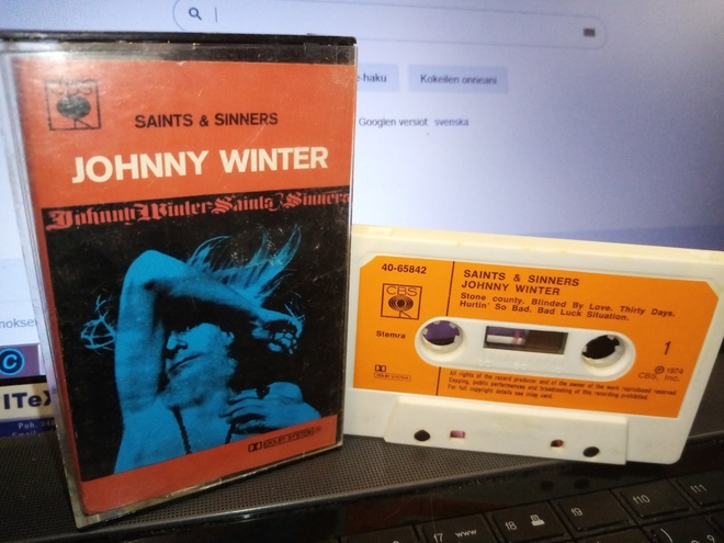 C-KASETTI Johnny Winter : Saints & Sinners