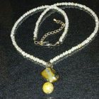 Mother of pearl aitoa makeanveden helmi kaulakoru - pikkukuva 1