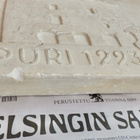 VANHA Reliefi Viipuri 1920-1930-l ISO PAINAVA Signeerattu - pikkukuva 4