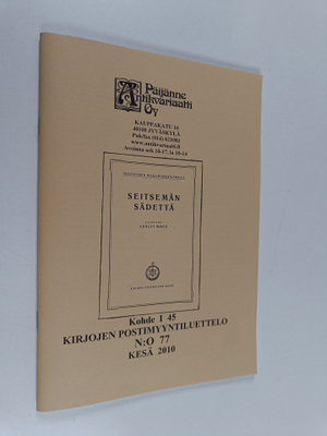 Kirjojen postimyyntiluettelo n:o 77 kesä 2010