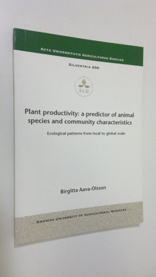 Aava-Olsson : Plant productivity : a predictor of animal ...