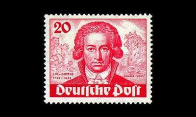 Berlin 62 ** Goethe 20 Pf (1949)