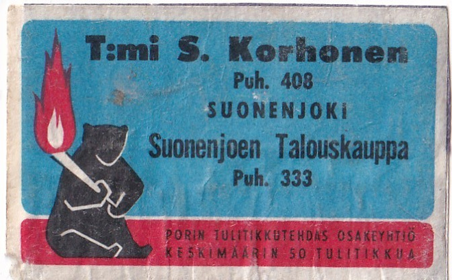 Suonenjoki,  T:mi S. Korhonen  b512