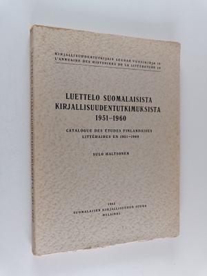 Sulo Haltsonen : Luettelo suomalaisista kirjallisuudentut...