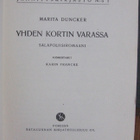 Marita Duncker: Yhden kortin varassa. 159 s. - pikkukuva 4