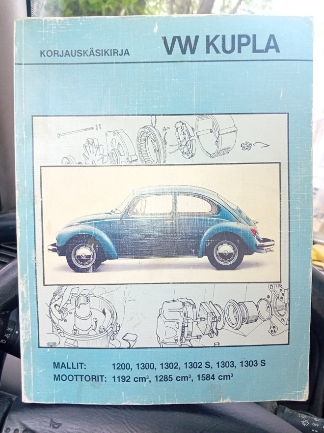 Korjauskäsikirja VW KUPLA EUROBOOKS ( SIS POSTIKULU  )