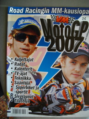 Road Racingin MM-kausiopas 2007 (16.3)