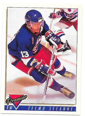 1993-94 Topps Premier #483 Teemu Selänne Winnipeg Jets