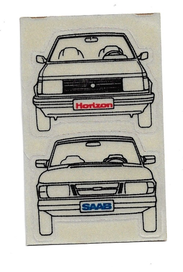 1983 (noin) Saab 900 / Talbot Horizon heijastava tarra