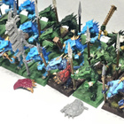 WHFB - 41kpl Lizardmen Saurus Warriors + Skinks [F1] - pikkukuva 3
