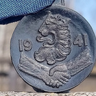 Bakeliitti Talkookunniamerkki. 1941. Halkaisija - 25 mm. - pikkukuva 2