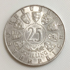 Itävalta 25 Schilling 1956, Mozart, hopeakolikko - pikkukuva 1
