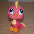 LITTLEST PET SHOP hot pink PAPUKAIJA, LINTU #370 - pikkukuva 1