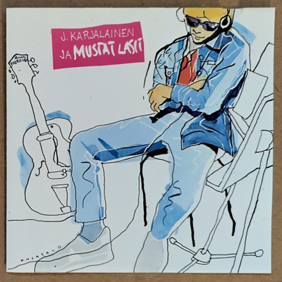 J. KARJALAINEN JA MUSTAT LASIT: 1. (1981) eka CD-painos 1989