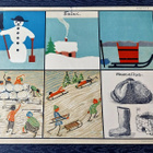 Opetustaulu Tilgmann n. 41,2 x 32,5 cm talvi - pikkukuva 1