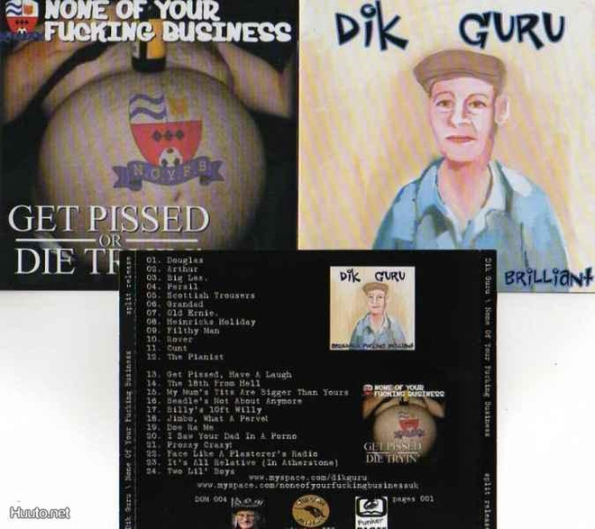 DIK GURU / NONE OF YOUR FUCKING BUSINESS split CD -2009-