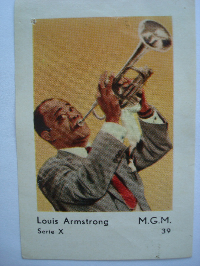 Purkkakuvat Hellas: Serie X 39,  LOUIS ARMSTRONG