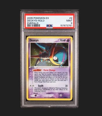 PSA 9 Deoxys #2 Pokemon Emerald