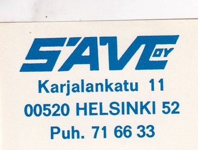 Helsinki, SÄVE, s87