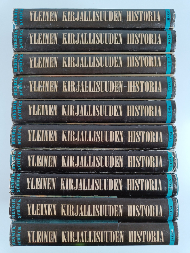 Henrik Schuck : Yleinen kirjallisuuden historia 1-10
