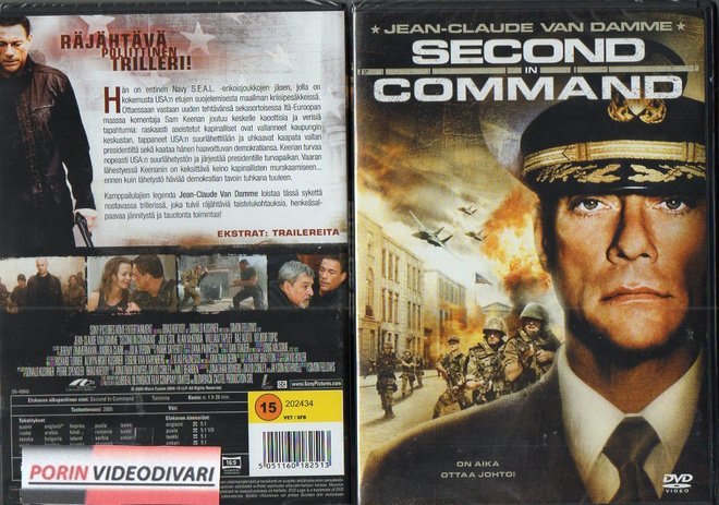 Second In Command	(21 639)	UUSI	-FI-	DVD	suomik.		jean-claud