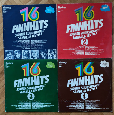 Finnhits lp-levyt vol1-4