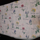 Kukkakuvioinen verhokappa 53x226cm - pikkukuva 1