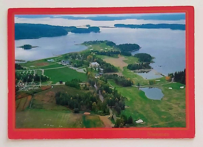 "Hyvärilän Matkailukeskus, Nurmes"-KULKEMATON POSTIKORTTI