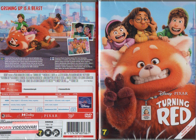 Turning Red	(40 686)	UUSI	-FI-	DVD				2022	punainen,