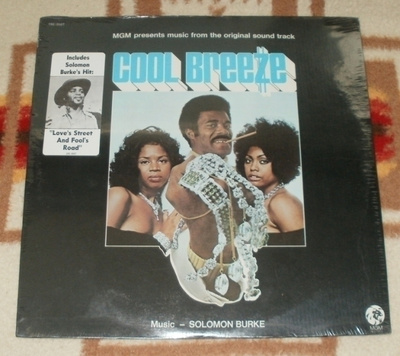 SOLOMON BURKE ~ Cool Breeze - Soundtrack ~ LP kelmussa *UUSI