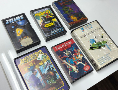 Commodore 64 kasettipelejä 6 kpl
