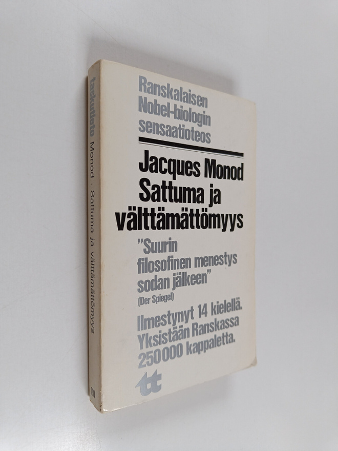 Jacques Monod : Sattuma ja välttämättömyys : tutkielma mo...