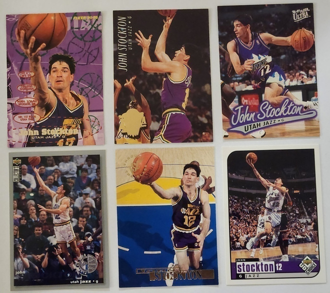 JOHN STOCKTON Keräilykortit 6in1