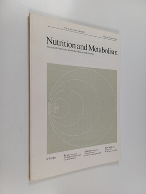 Nutrition and metabolism vol. 12 no. 1