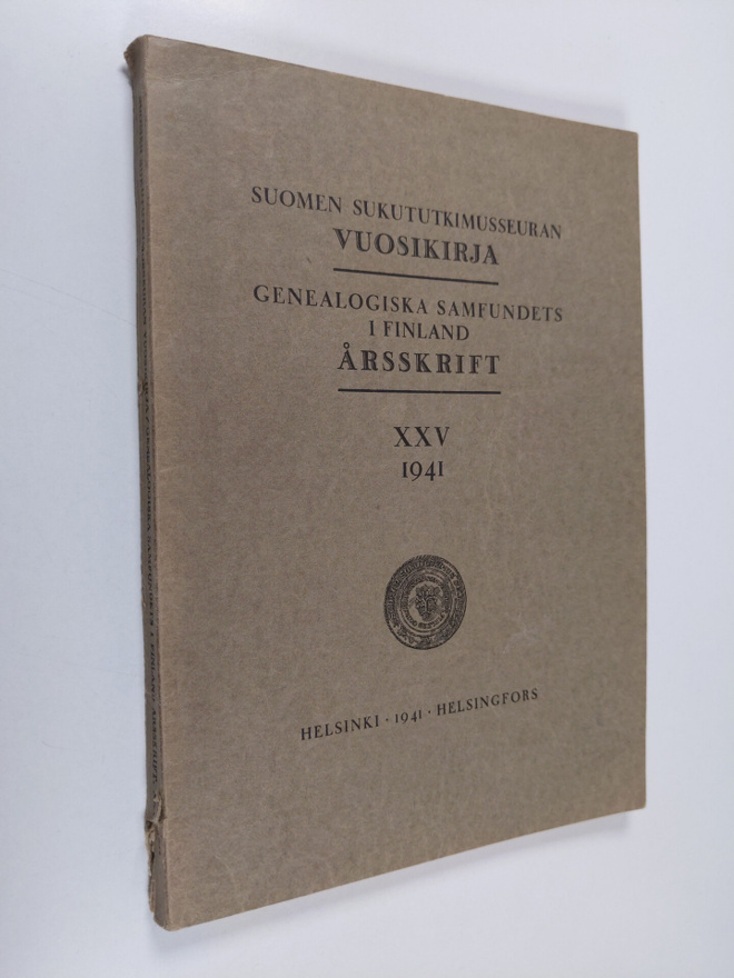 Suomen sukututkimusseuran vuosikirja = Genealogiska Samfu...
